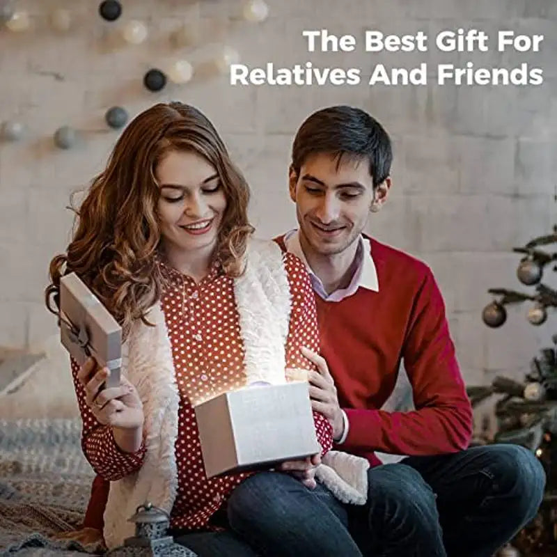 Veilleuse Planète 3D Socle en Bois