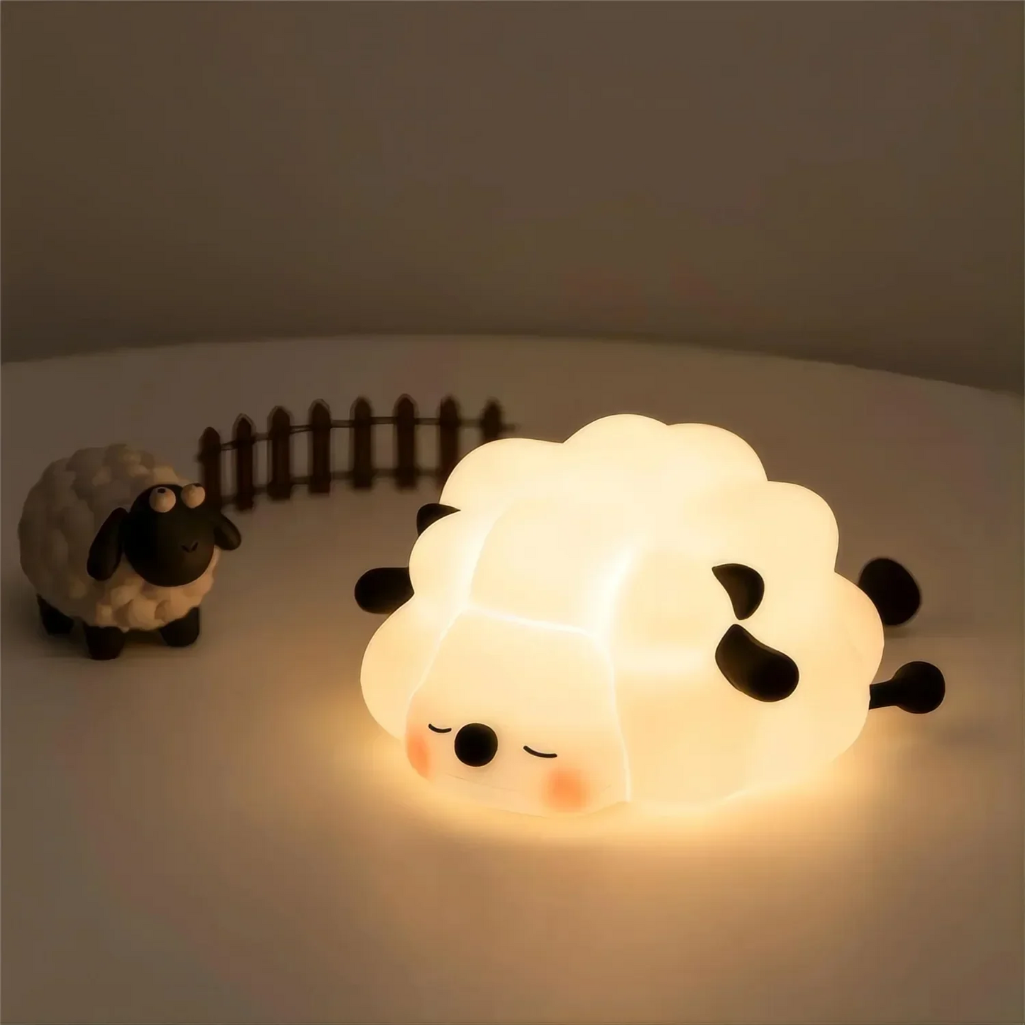 Veilleuse Mouton qui Dort en Silicone