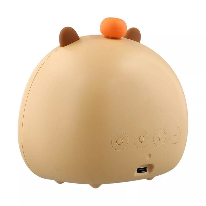 Réveil Veilleuse Capybara Éclat Doux pour nuits paisibles