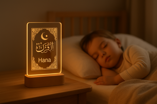 veilleuse coran personnalisé