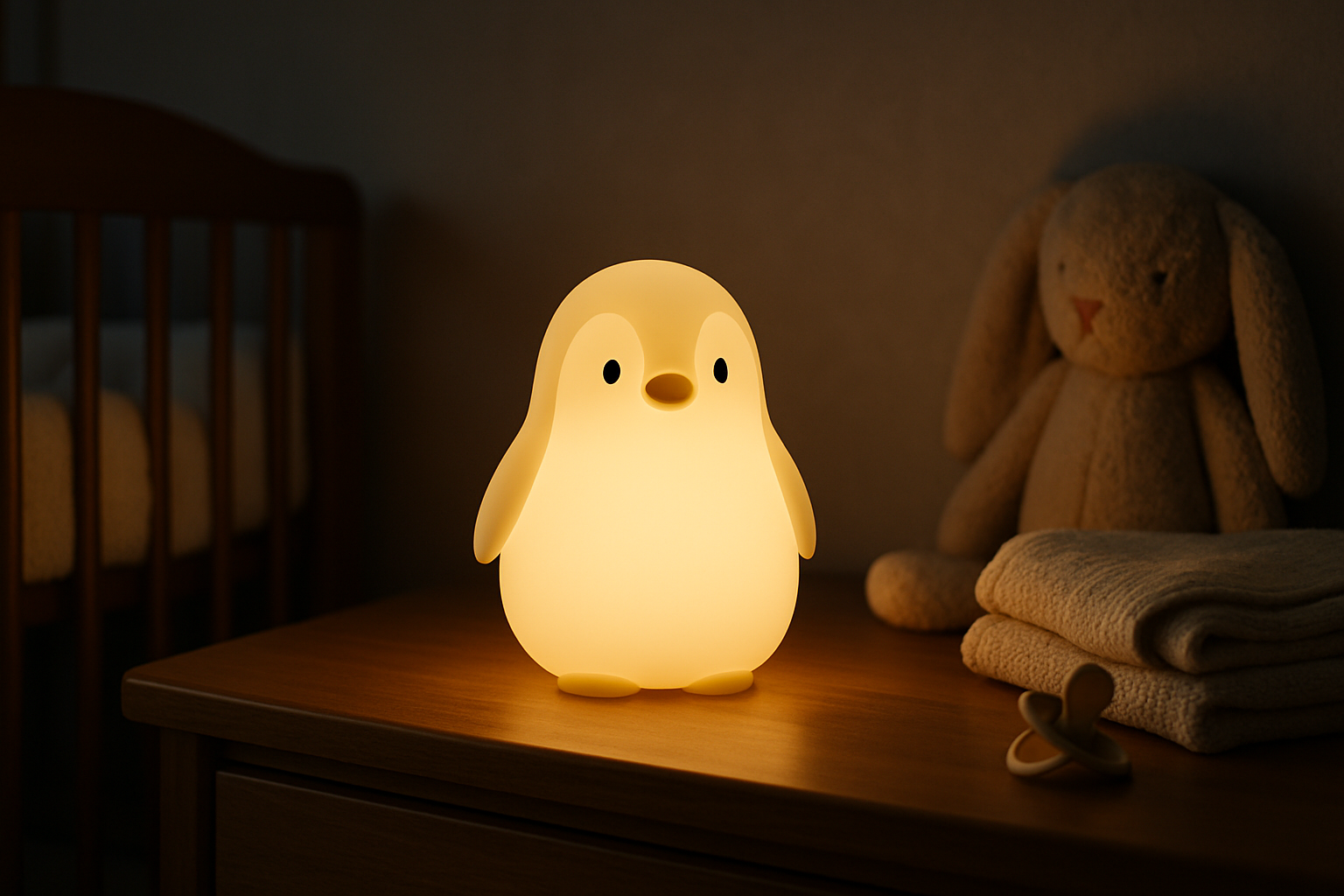 veilleuse pingouin