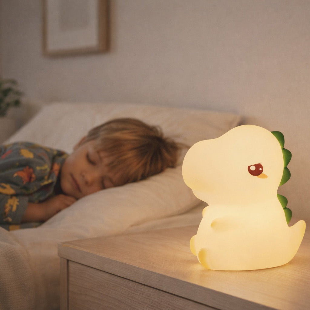 Veilleuse Dinosaure Tactile LED Rechargeable RVB