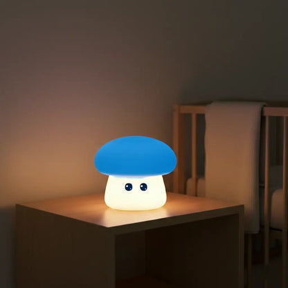 Champignon Veilleuse En Silicone Tactile