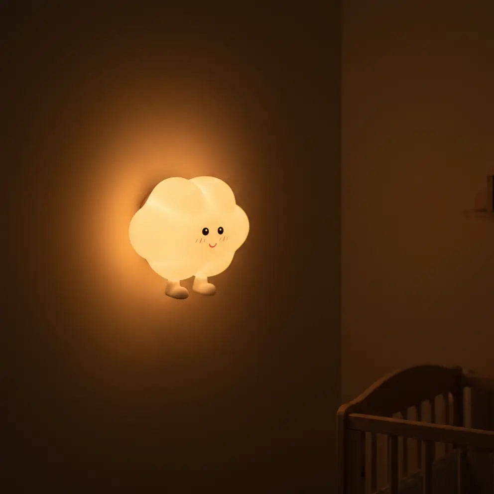 Veilleuse Nuage en Silicone Magnétique Applique Murale
