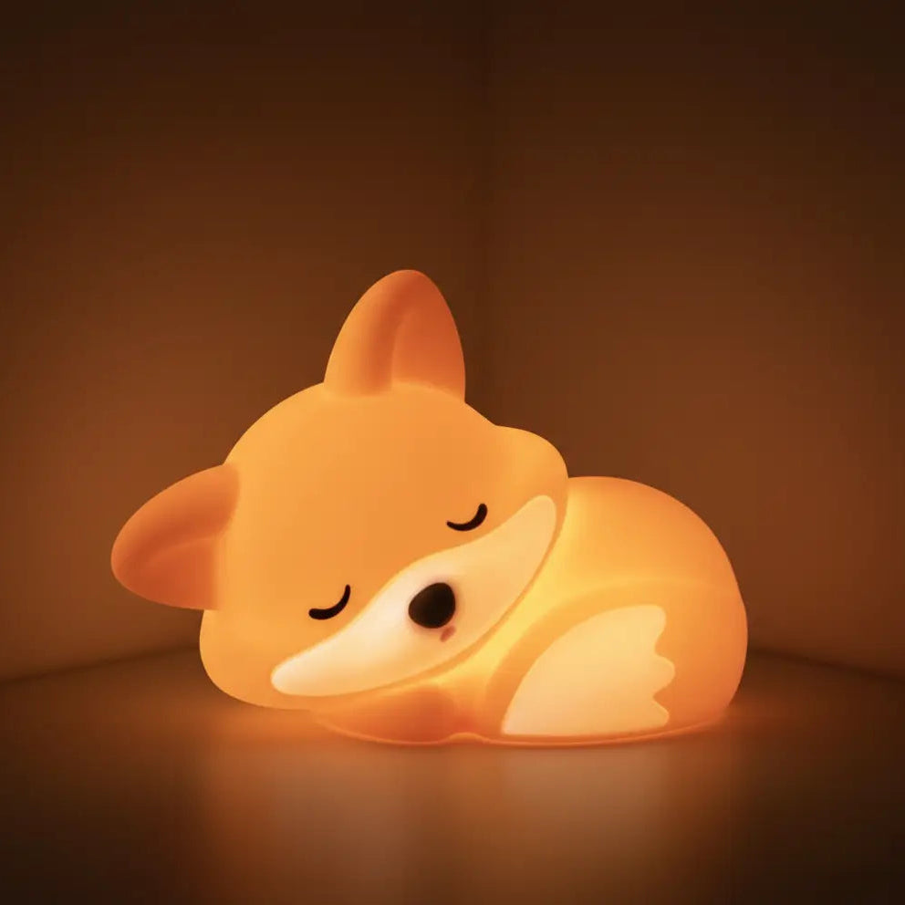 Veilleuse en Forme de Renard qui Dort Tactile