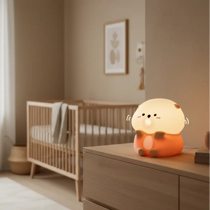 Loutre Veilleuse Tactile en Silicone