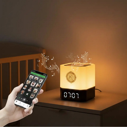 Horloge Azan Coran Lumineuse Réveil Bluetooth Sans Fil Contrôle App