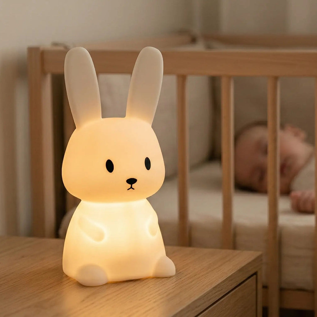 Veilleuse Lapin Pastel en Silicone