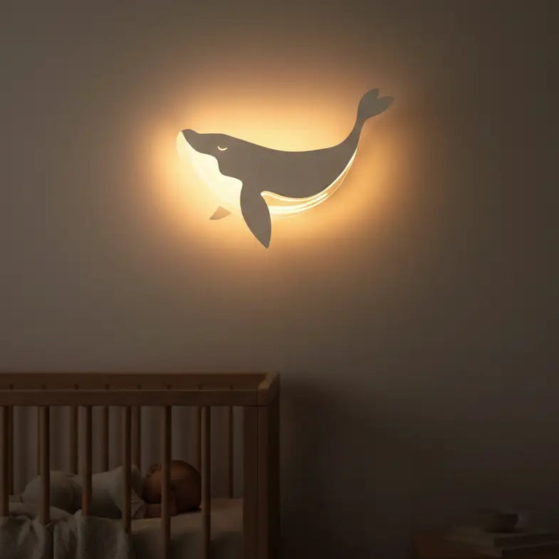 Veilleuse Murale Baleine Applique Murale Design