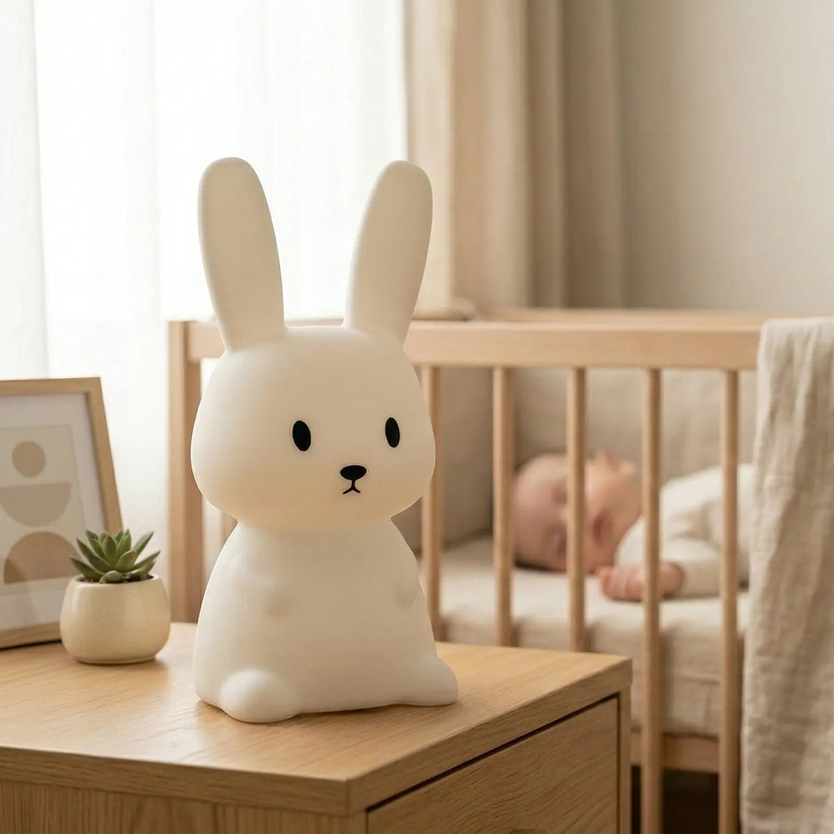 Veilleuse Lapin Pastel en Silicone