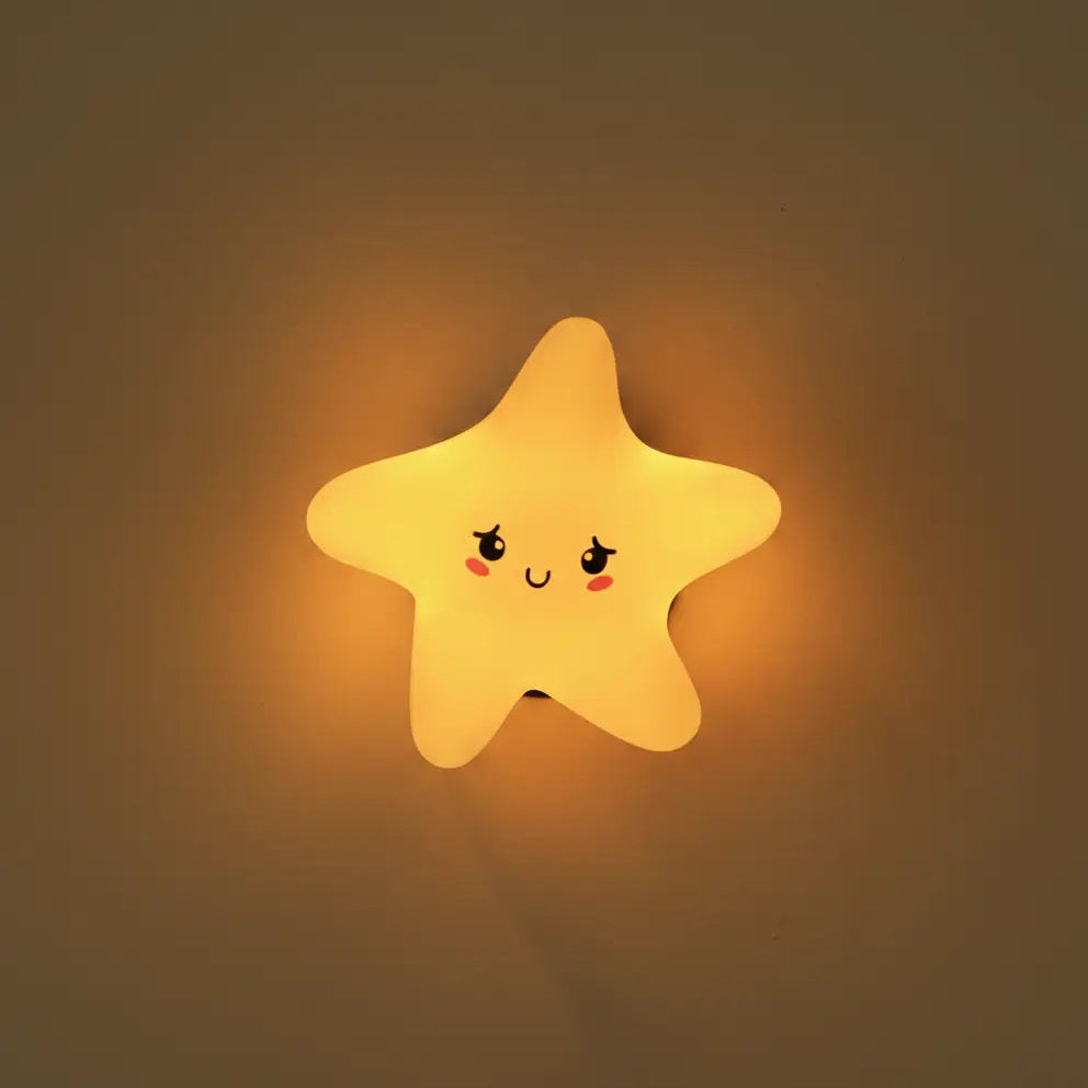 Veilleuse Étoile en Silicone Magnétique Applique Murale