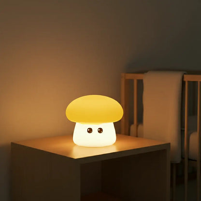 Champignon Veilleuse En Silicone Tactile