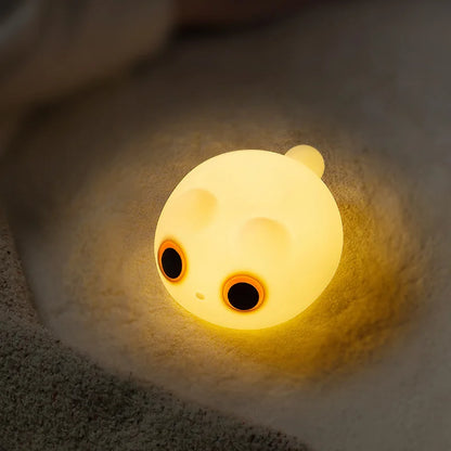 Veilleuse Chat Grand Œil en Silicone