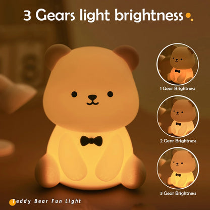 Veilleuse Ourson en Silicone
