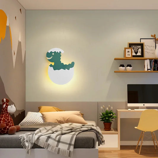 Veilleuse en Forme d'œuf de Dinosaure Applique Murale LED