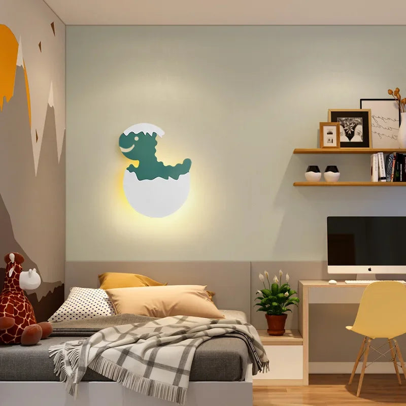 Veilleuse en Forme d'œuf de Dinosaure Applique Murale LED