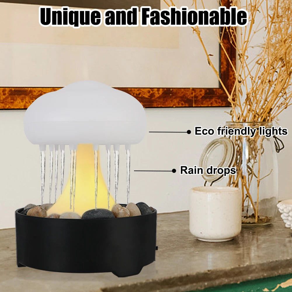 Veilleuse Pluie Nuage en Forme de Champignon