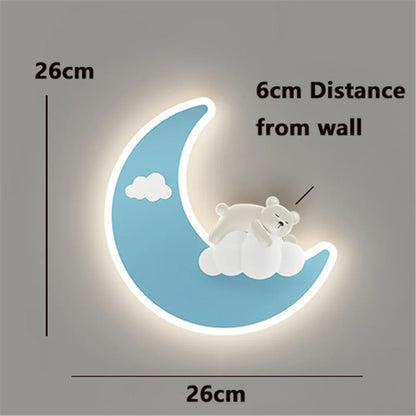 Veilleuse Murale Lune