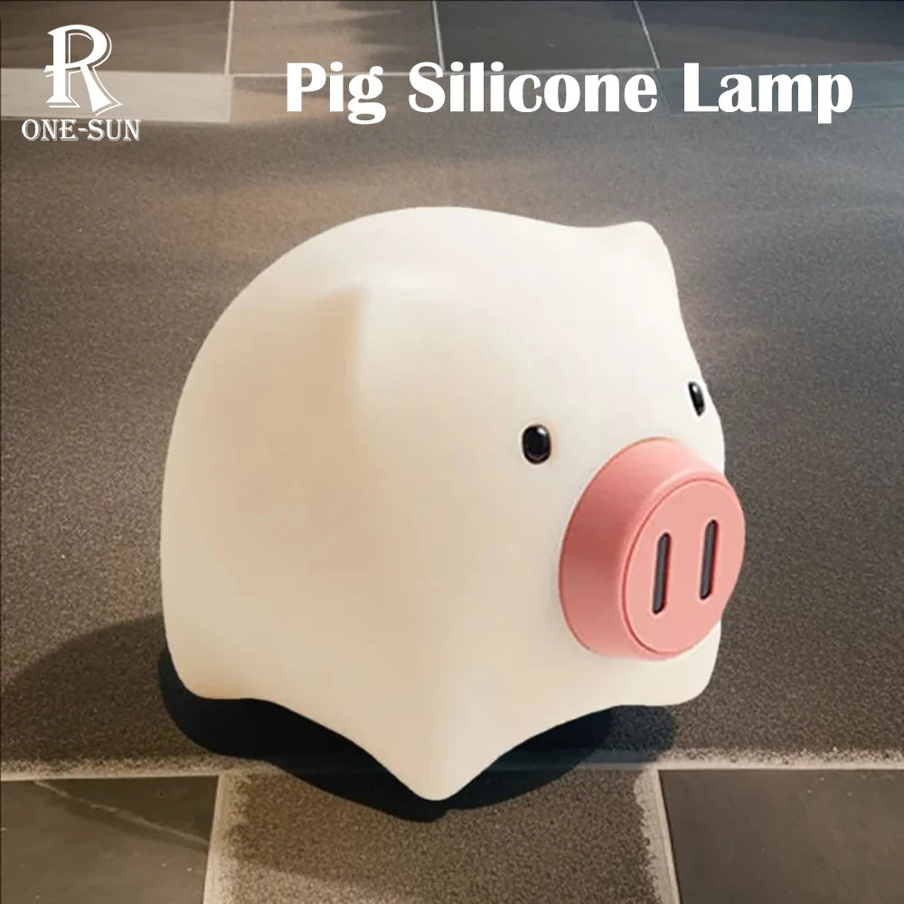 Veilleuse Cochon en Silicone