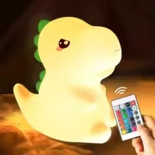 Veilleuse Dinosaure Tactile LED Rechargeable RVB
