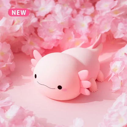 Veilleuse Axolotl en Silicone et Tactile