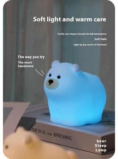 Veilleuse Ours Polaire en Silicone