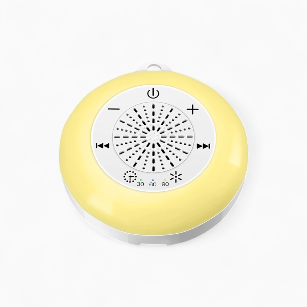 Veilleuse Bruit Blanc avec 22 Sons Apaisants pour Sommeil avec Lumière LED et Minuterie Chronomètre