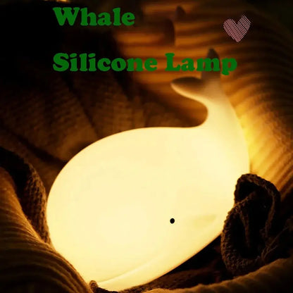 Veilleuse Baleine en Silicone avec Capteur Tactile