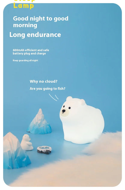 Veilleuse Ours Polaire en Silicone