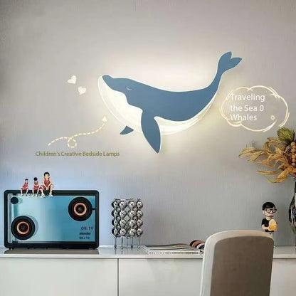 Veilleuse Murale Baleine Applique Murale Design