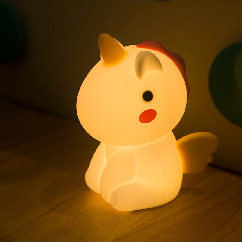 Veilleuse Licorne en Silicone