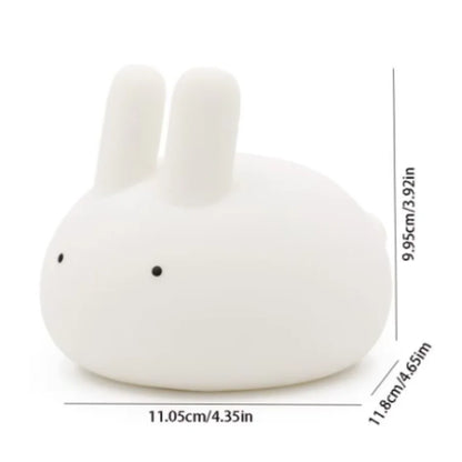 Veilleuse Lapin Minimal en Silicone et Tactile