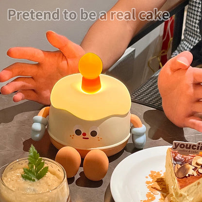 Champignon Veilleuse en Silicone Doux avec Minuterie