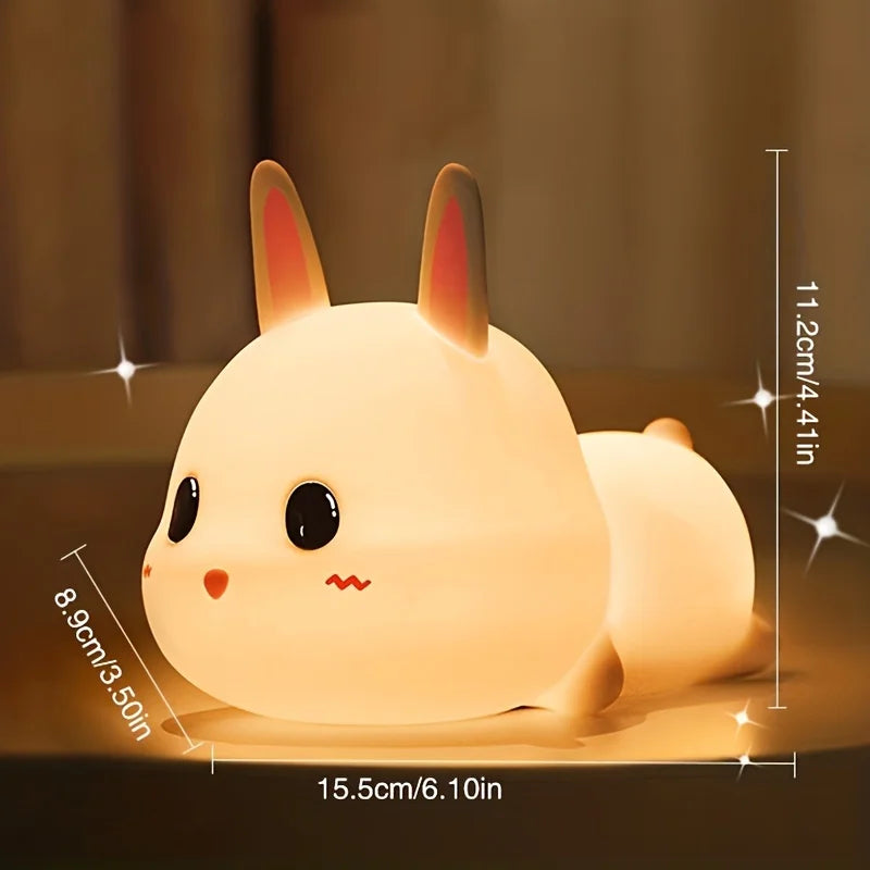 Veilleuse Silicone en Forme de Lapin