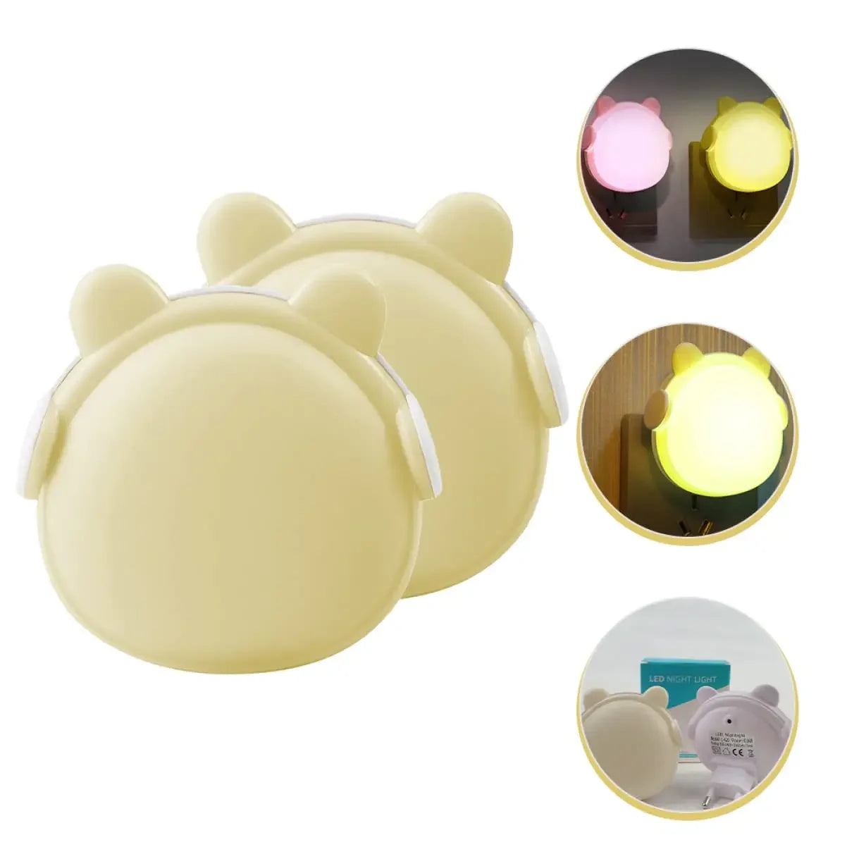 Veilleuse Ourson Mural Duo pour Prise