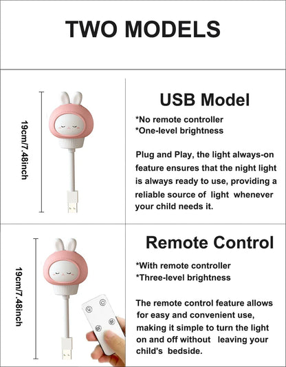 Mini Veilleuse USB Lapin