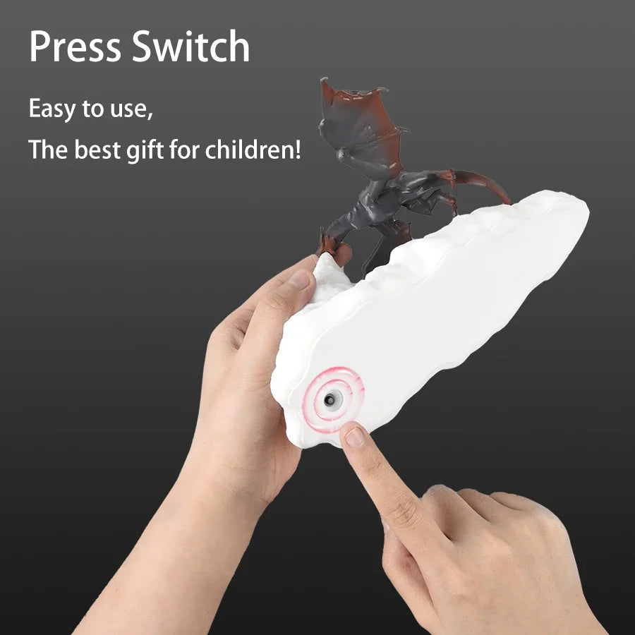 Veilleuse Imprimée en 3D en Forme de Dragon Dinosaure