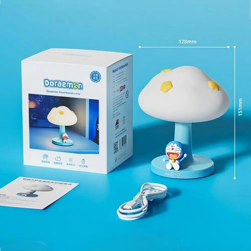 Veilleuse Nuage et Doraemon en Silicone en forme de Champignon