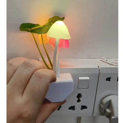 Lampe Veilleuse Colorée en Forme de Champignon