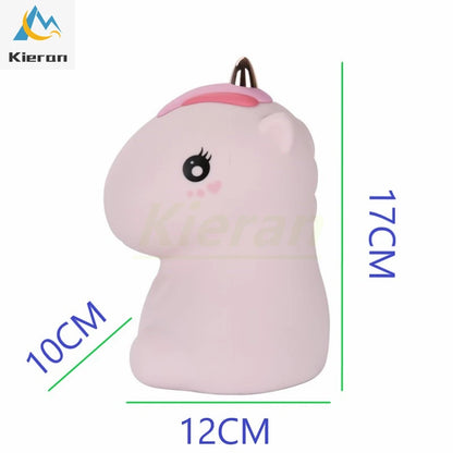 Veilleuse Licorne en Silicone Rechargeable par USB