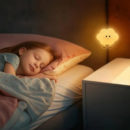 Veilleuse Nuage en Silicone Magnétique Applique Murale