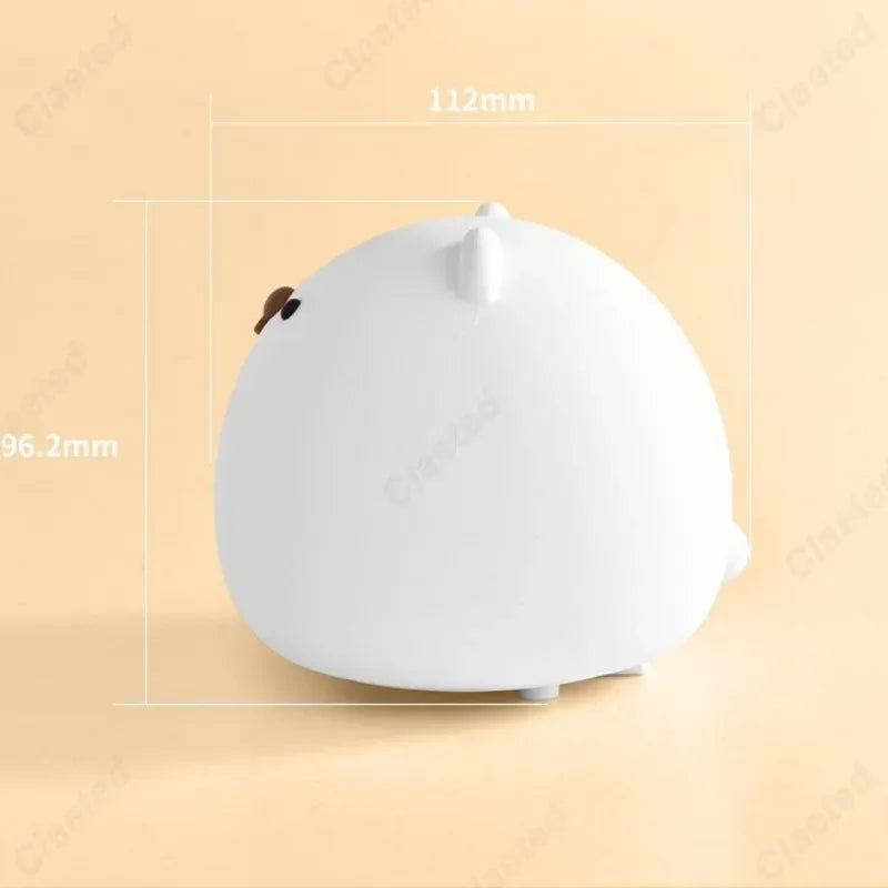 Veilleuse Ours LED Tactile en Silicone