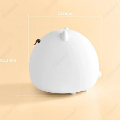 Veilleuse Ours LED Tactile en Silicone