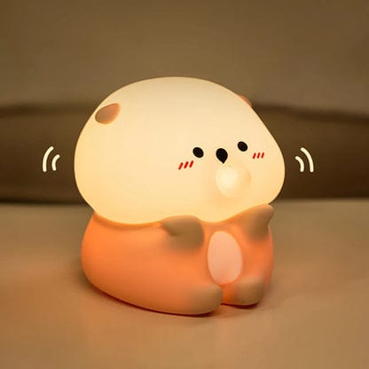 Loutre Veilleuse Tactile en Silicone - Douceur et Sécurité