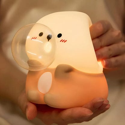 Loutre Veilleuse Tactile en Silicone - Douceur et Sécurité