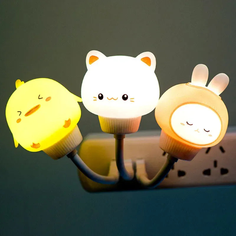 Mini Veilleuse USB Chat - Éclairez vos nuits avec style