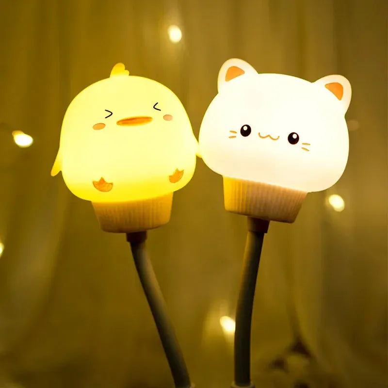 Mini Veilleuse USB Chat - Éclairez vos nuits avec style Image