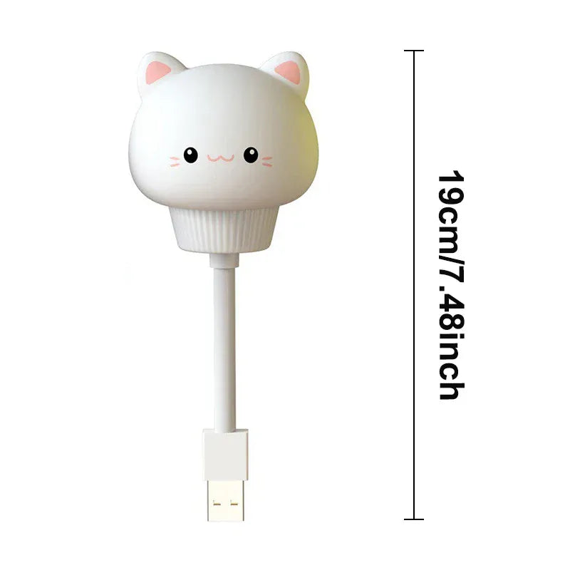 Mini Veilleuse USB Chat - Éclairez vos nuits avec style