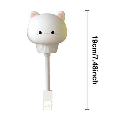 Mini Veilleuse USB Chat - Éclairez vos nuits avec style