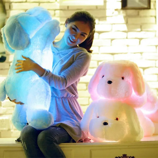 Peluche Veilleuse Chien : Compagnon Doux et Lumineux